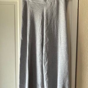 EUC wide legged gray sweater pants